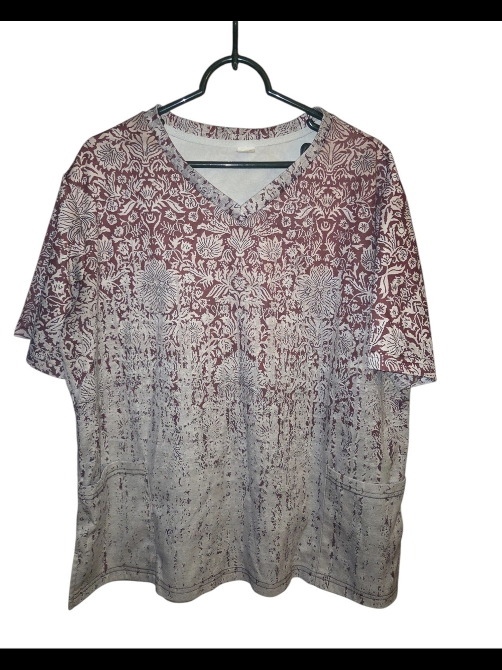 Woman's V-Neck Scrub Top
